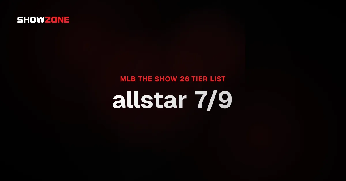 Build Your MLB The Show 26 Tier List preview